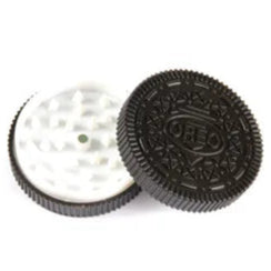 Grinder con diseño de galleta oreo 2 partes