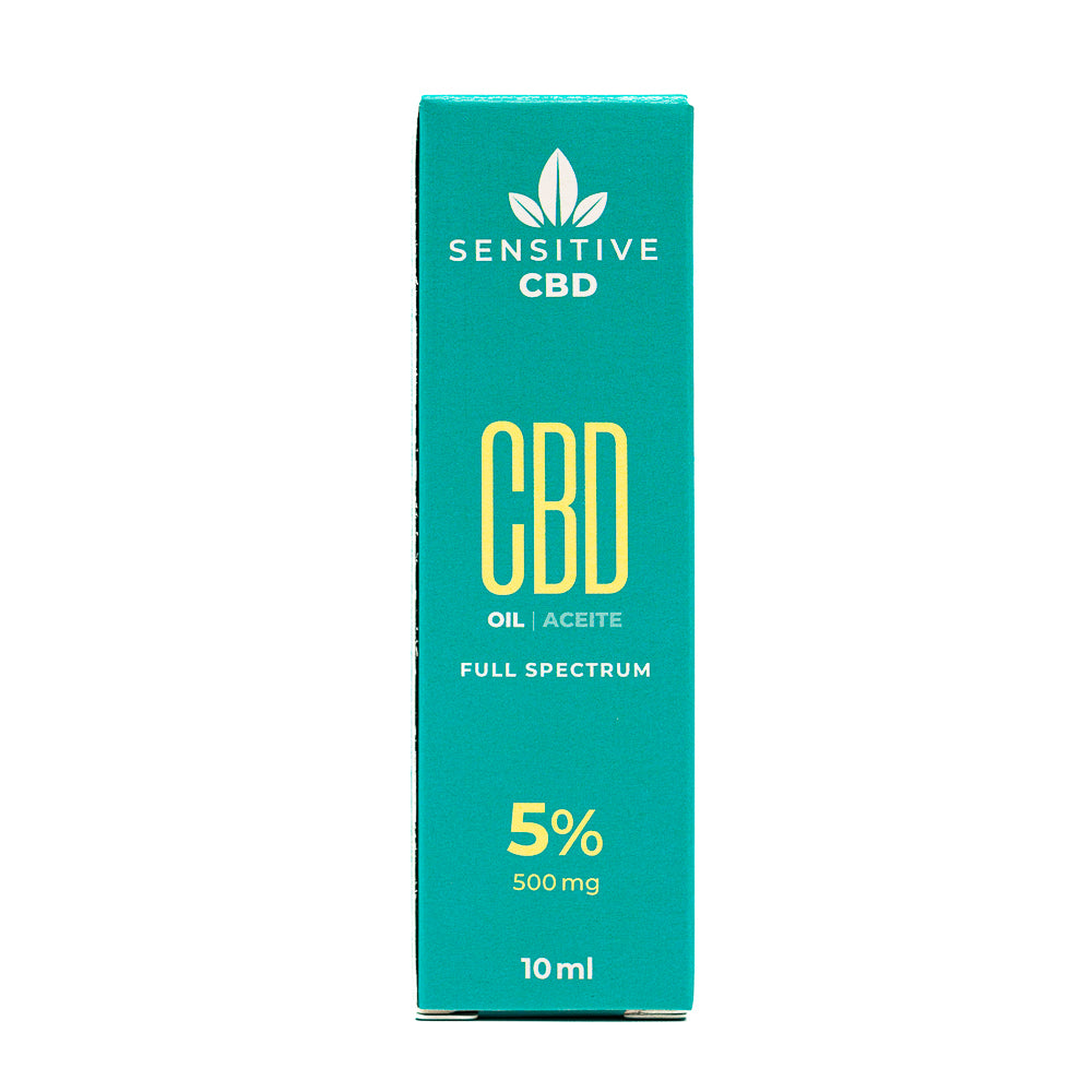 Caja aceite de 5%CBD sensitive