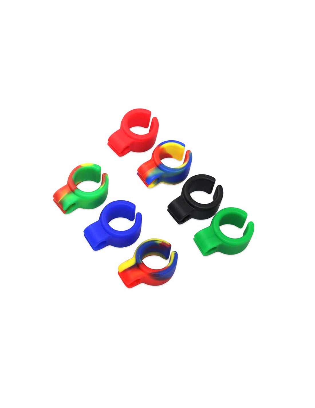 coleccion anillos fumador silicona