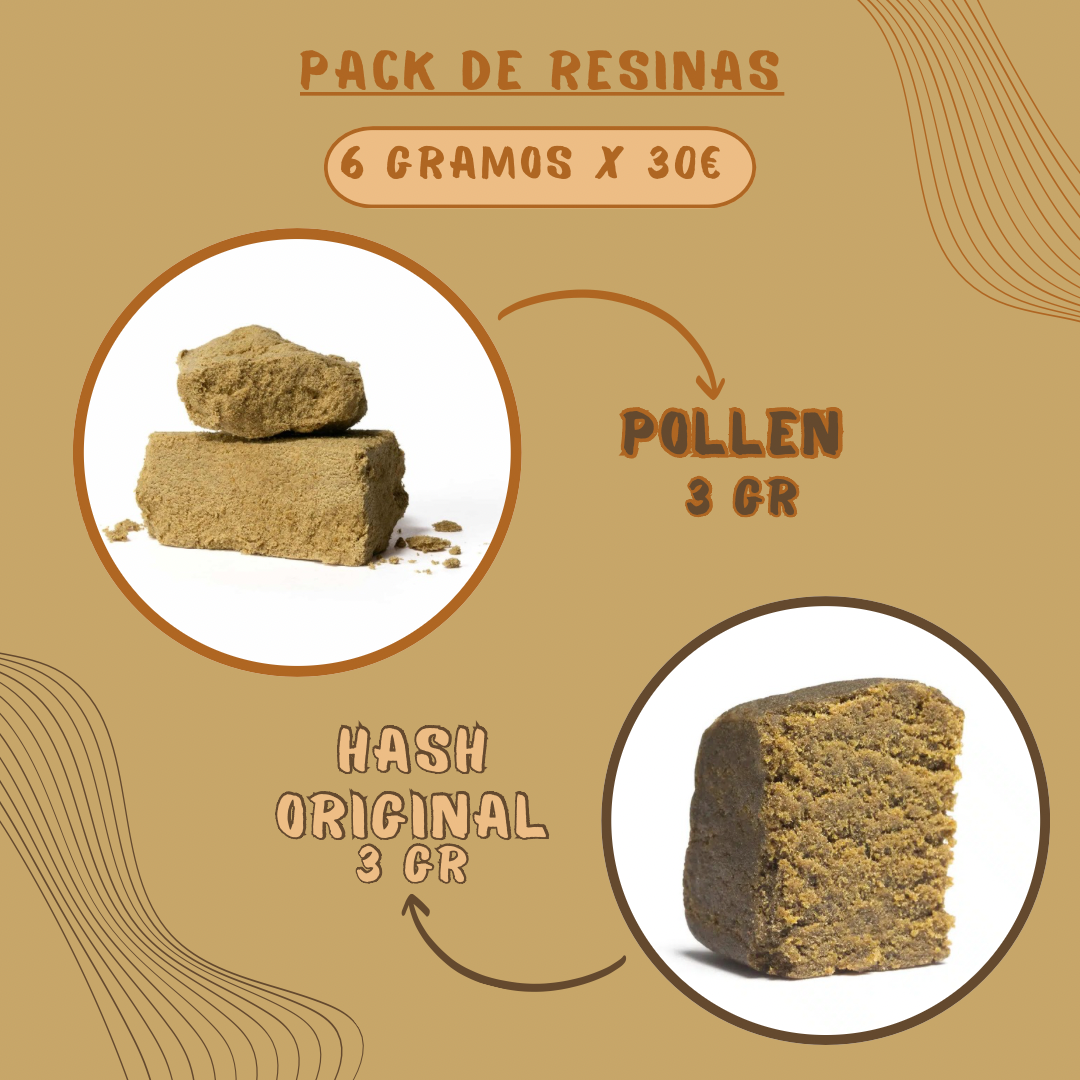 Pack de resinas de CBD