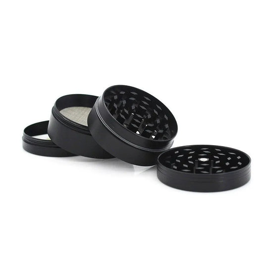 GRINDER METAL NEGRO DE 40 MM Y 4 PARTES