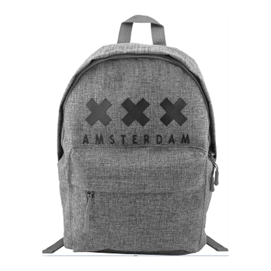 MOCHILA GRIS XXX AMSTERDAM